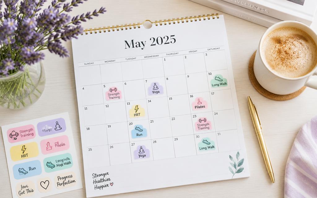 Monthly Fitness Calendar