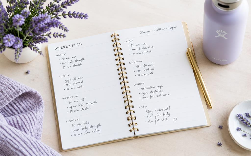Weekly Fitness Planner